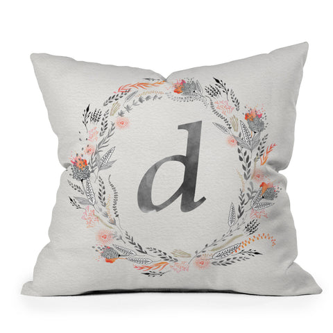 Iveta Abolina Pink Summer v2 D Outdoor Throw Pillow