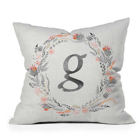 Iveta Abolina Pink Summer v2 G Outdoor Throw Pillow