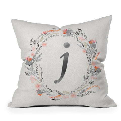 Iveta Abolina Pink Summer v2 J Outdoor Throw Pillow