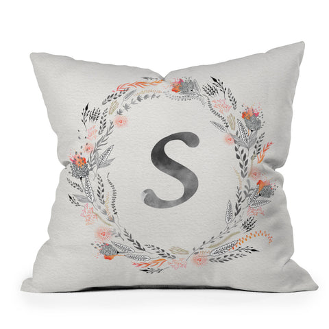 Iveta Abolina Pink Summer v2 S Outdoor Throw Pillow