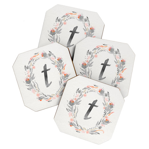 Iveta Abolina Pink Summer v2 T Coaster Set