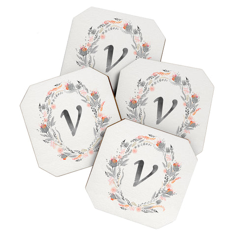 Iveta Abolina Pink Summer v2 V Coaster Set