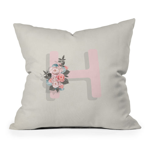Iveta Abolina Pivoine H Outdoor Throw Pillow