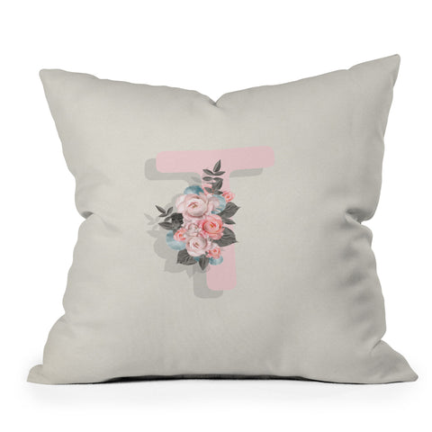 Iveta Abolina Pivoine T Outdoor Throw Pillow