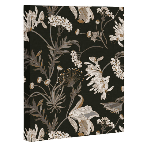 Iveta Abolina Poesie French Garden Charcoal Art Canvas