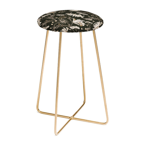 Iveta Abolina Poesie French Garden Charcoal Counter Stool