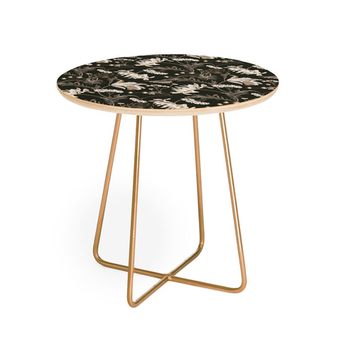 Iveta Abolina Poesie French Garden Charcoal Round Side Table