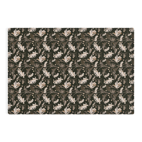 Iveta Abolina Poesie French Garden Charcoal Outdoor Rug