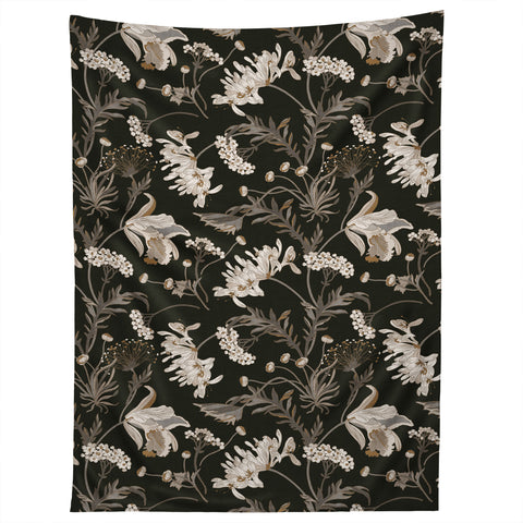 Iveta Abolina Poesie French Garden Charcoal Tapestry