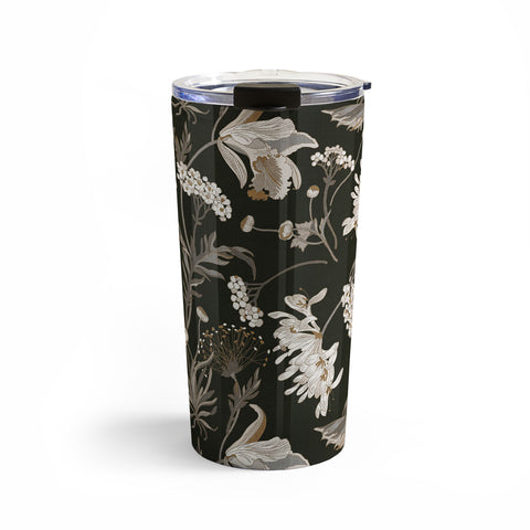 Iveta Abolina Poesie French Garden Charcoal Travel Mug