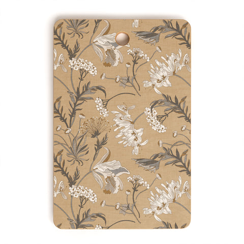 Iveta Abolina Poesie French Garden Clay Cutting Board Rectangle