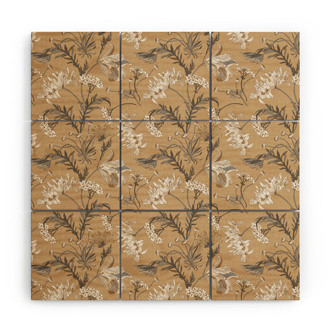 Iveta Abolina Poesie French Garden Clay Wood Wall Mural