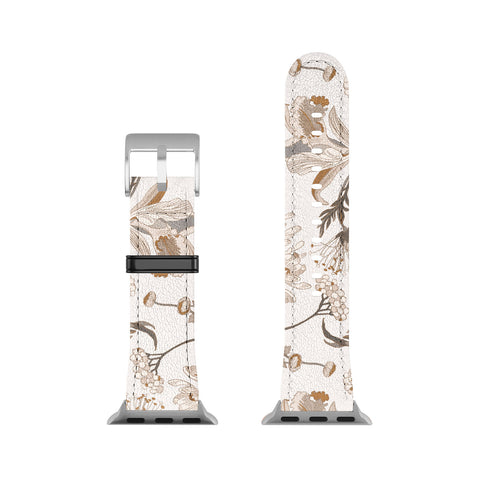 Iveta Abolina Poesie French Garden Cream Apple Watch Band