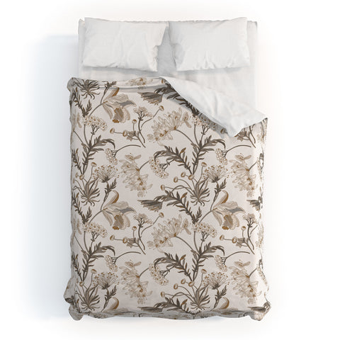 Iveta Abolina Poesie French Garden Cream Duvet Cover