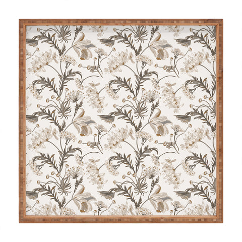 Iveta Abolina Poesie French Garden Cream Square Tray