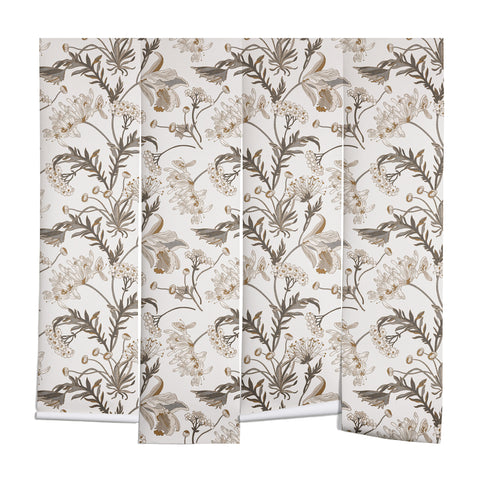 Iveta Abolina Poesie French Garden Cream Wall Mural