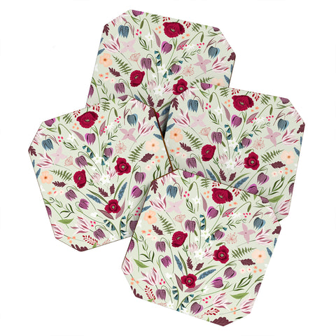 Iveta Abolina Poppy Meadow II Coaster Set