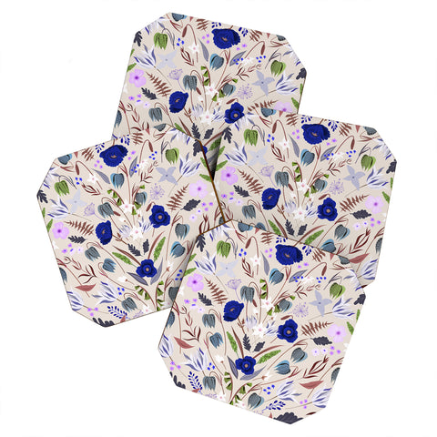 Iveta Abolina Poppy Meadow III Coaster Set