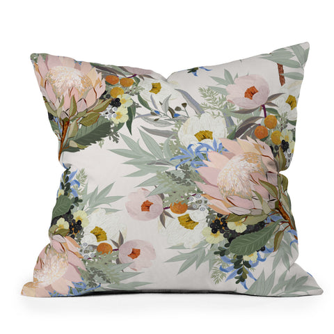 Iveta Abolina Protea Emmaline Outdoor Throw Pillow