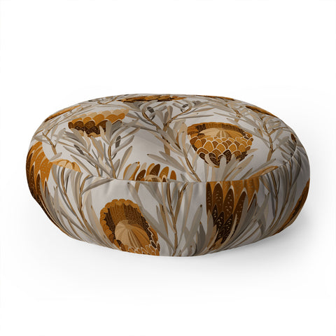 Iveta Abolina Protea Large Bone Floor Pillow Round