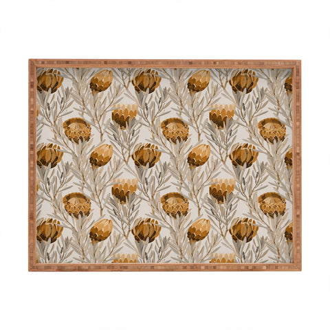 Iveta Abolina Protea Large Bone Rectangular Tray