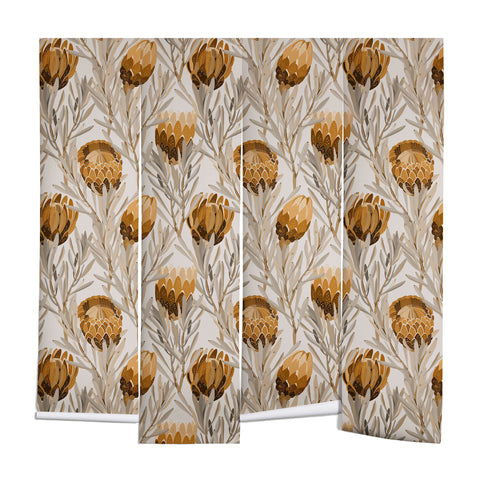 Iveta Abolina Protea Large Bone Wall Mural