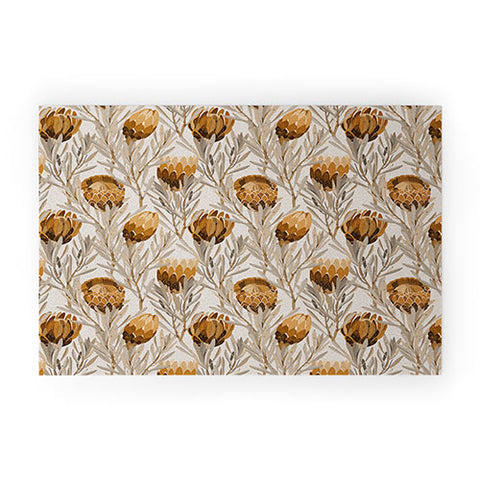 Iveta Abolina Protea Large Bone Welcome Mat