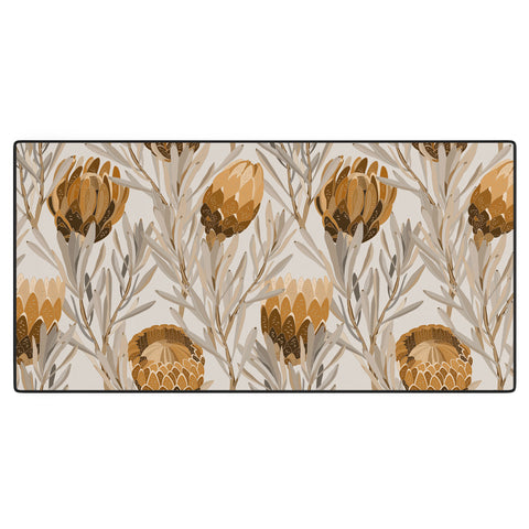 Iveta Abolina Protea Large Bone Desk Mat