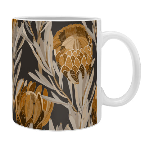 Iveta Abolina Protea Large Deep Brown Coffee Mug