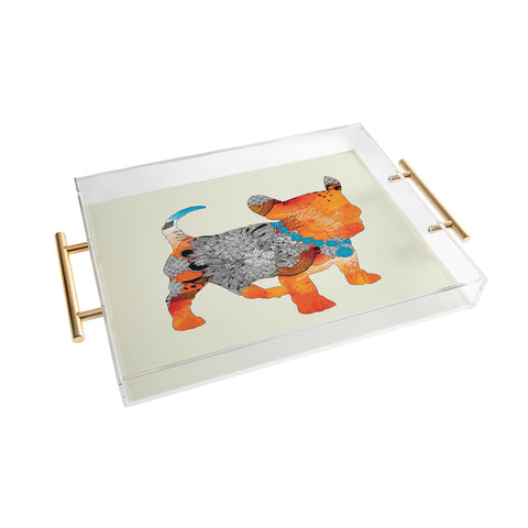Iveta Abolina Puppy Frenchie Acrylic Tray