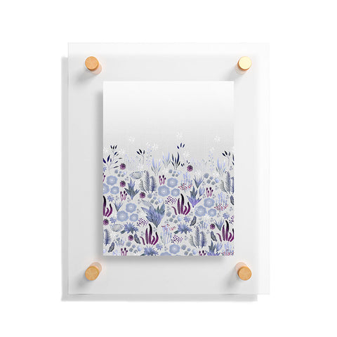 Iveta Abolina Purple Fields Floating Acrylic Print