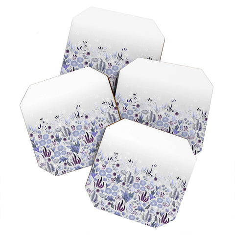 Iveta Abolina Purple Fields Coaster Set