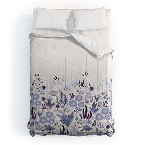 Iveta Abolina Purple Fields Comforter