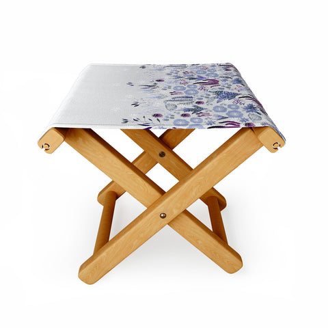 Iveta Abolina Purple Fields Folding Stool