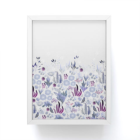Iveta Abolina Purple Fields Framed Mini Art Print