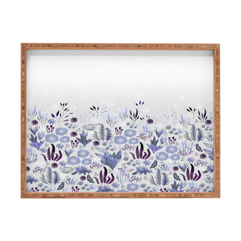 Iveta Abolina Purple Fields Rectangular Tray