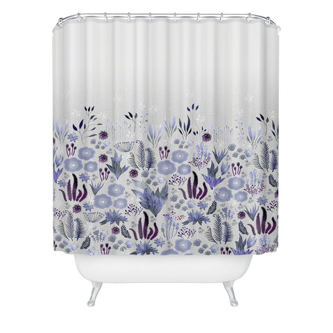 Iveta Abolina Purple Fields Shower Curtain