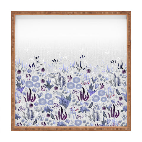 Iveta Abolina Purple Fields Square Tray