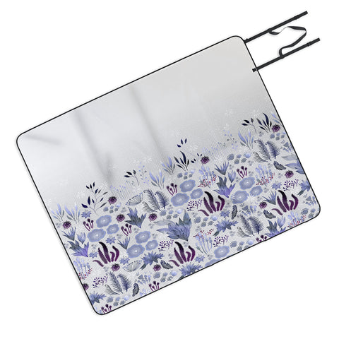Iveta Abolina Purple Fields Picnic Blanket