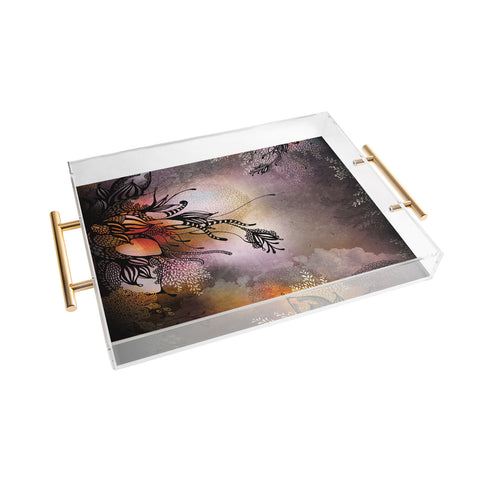 Iveta Abolina Purple Storm Acrylic Tray