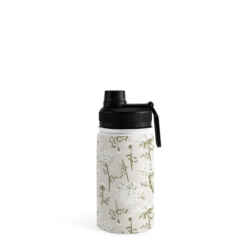 Iveta Abolina Queen Anne Lace Cream Water Bottle