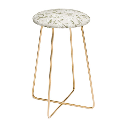 Iveta Abolina Queen Anne Lace Cream Counter Stool