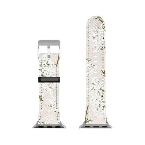 Iveta Abolina Queen Anne Lace Cream Apple Watch Band