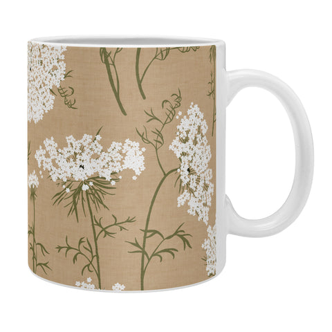 Iveta Abolina Queen Anne Lace Mustard Coffee Mug