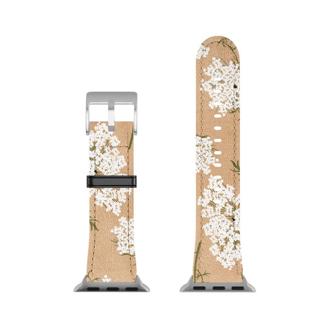 Iveta Abolina Queen Anne Lace Mustard Apple Watch Band