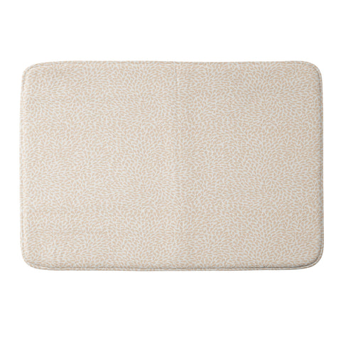 Iveta Abolina Raindrops Cream Memory Foam Bath Mat