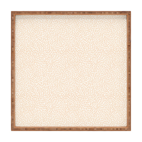 Iveta Abolina Raindrops Cream Square Tray
