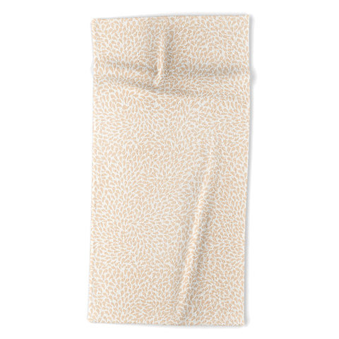 Iveta Abolina Raindrops Cream Beach Towel