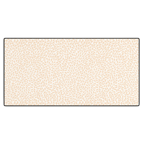 Iveta Abolina Raindrops Cream Desk Mat