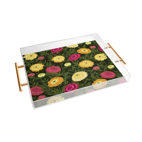 Iveta Abolina Ranunculus Love Acrylic Tray